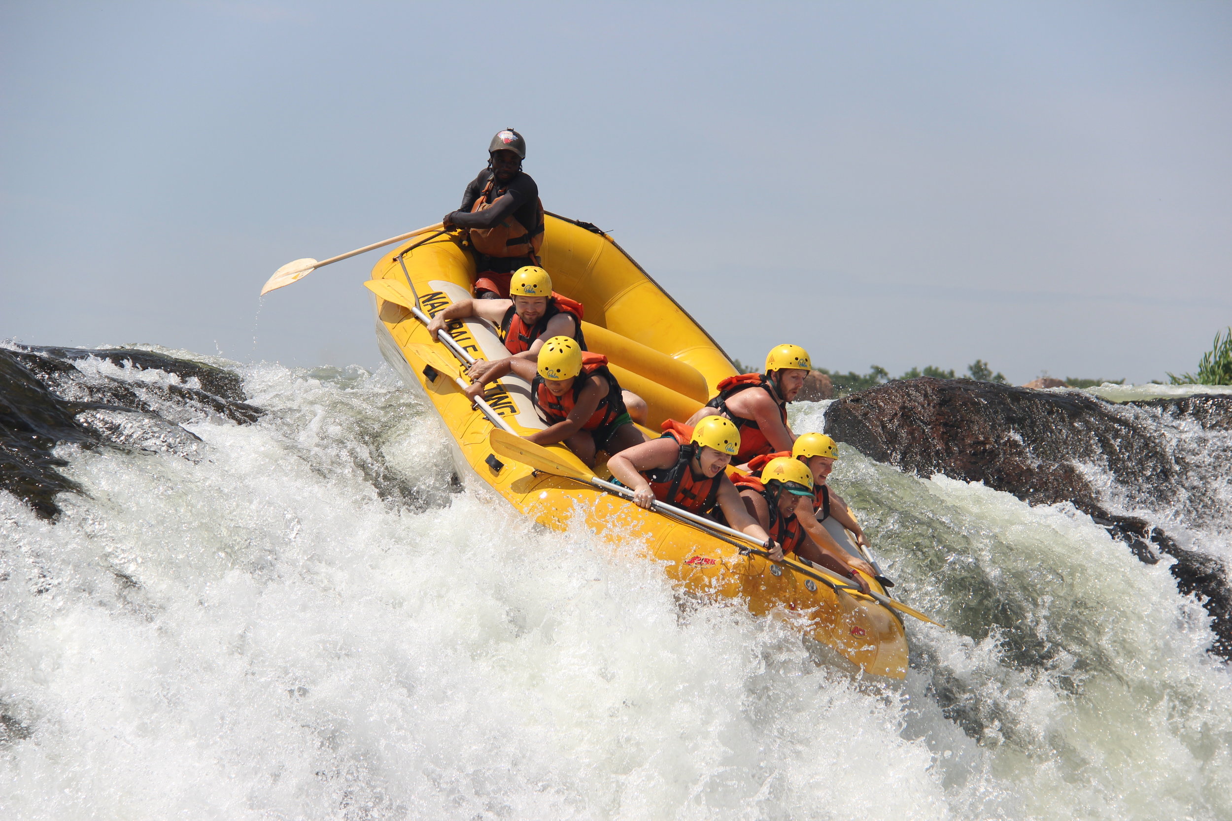 White Water Rafting on the Nile River Jinja