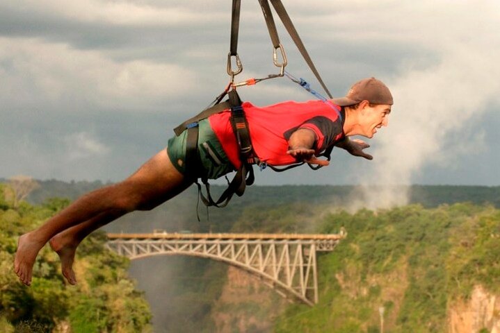 Zip Lining Over the Zambezi