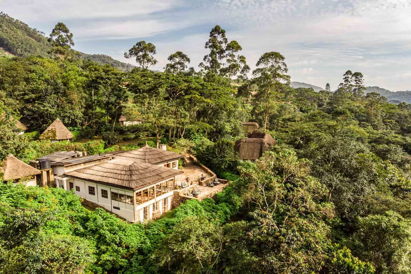 Exterior lodge view near Bwindi Impenetrable National Park