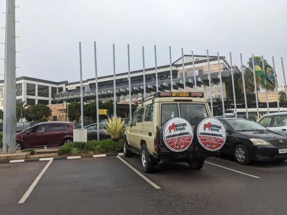 Arrival in Rwanda for Safari