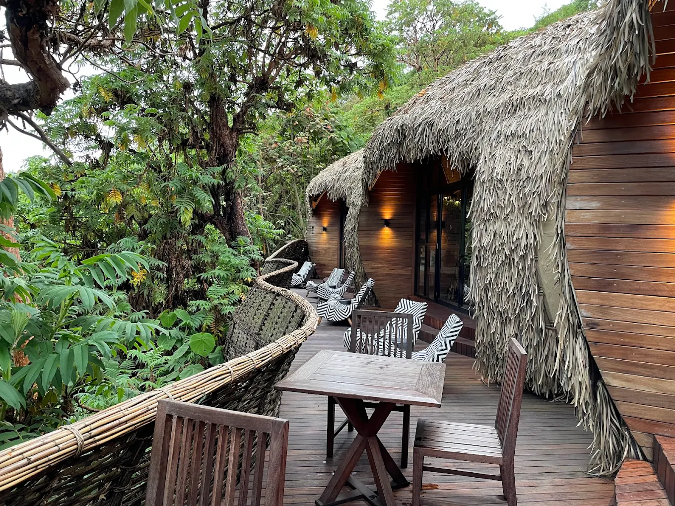 Scenic setting of Wilderness Bisate Lodge near Volcanoes National Park
