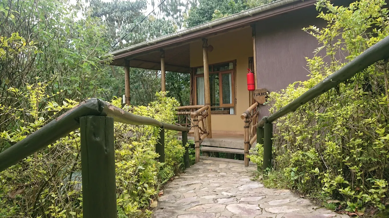 Exterior view of Ichumbi Gorilla Lodge near Bwindi Impenetrable Forest