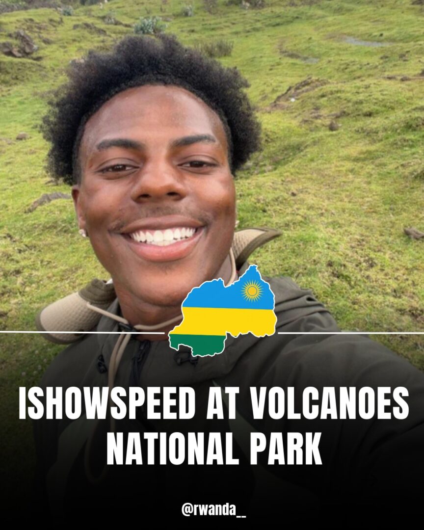 IShowSpeed gorilla trekking in Rwanda