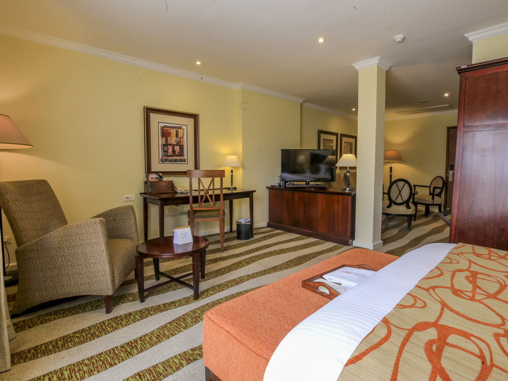Kigali Serena Hotel honeymoon room interior