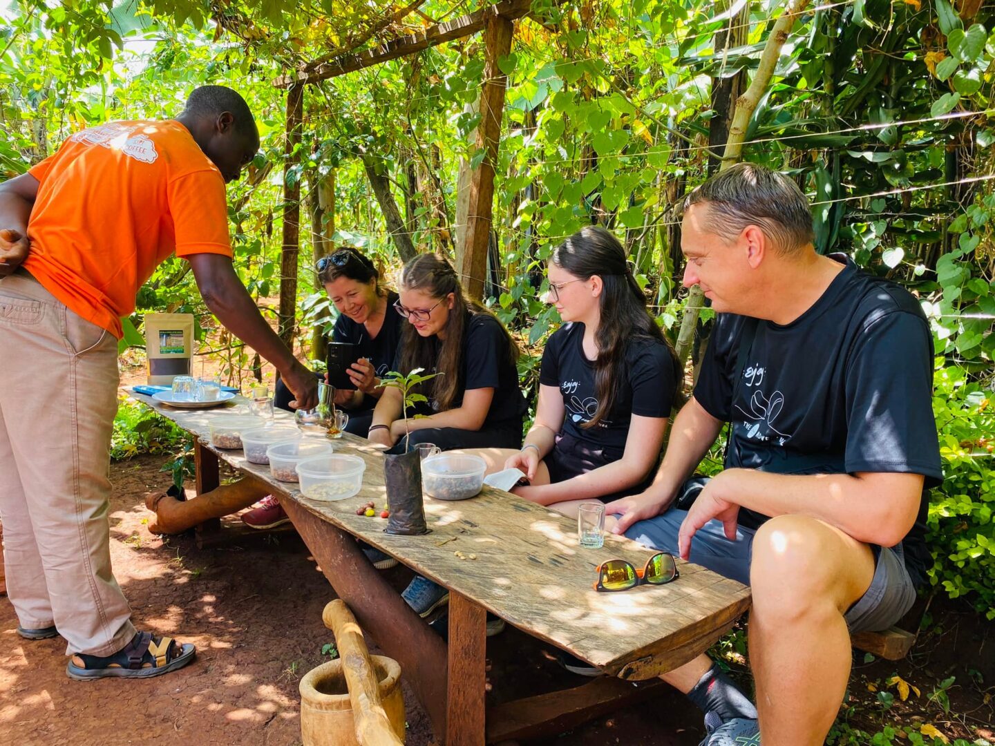Nextgen Safaris Coffee tasting from processing to cup