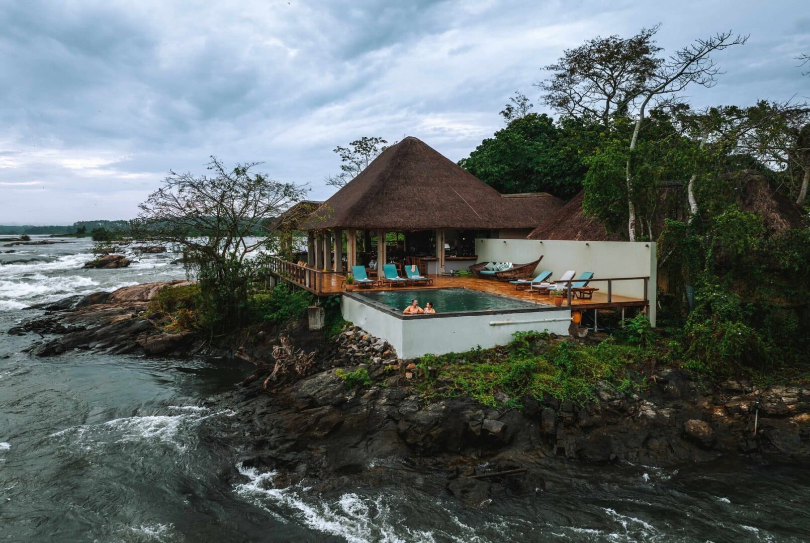 Wildwaters Lodge on the Nile in Jinja