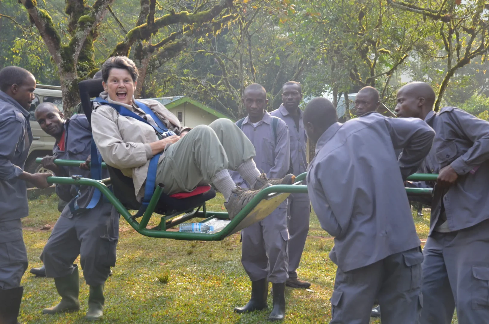 Gorilla trekking on a sedan chair with Nextgen Safaris