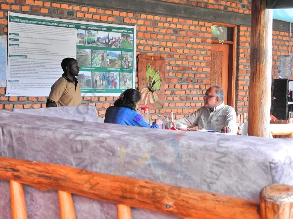 Buhoma Community Haven Lodge dining experience Bwindi Uganda