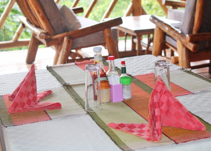 Dining Area at Buhoma Community Haven Lodge