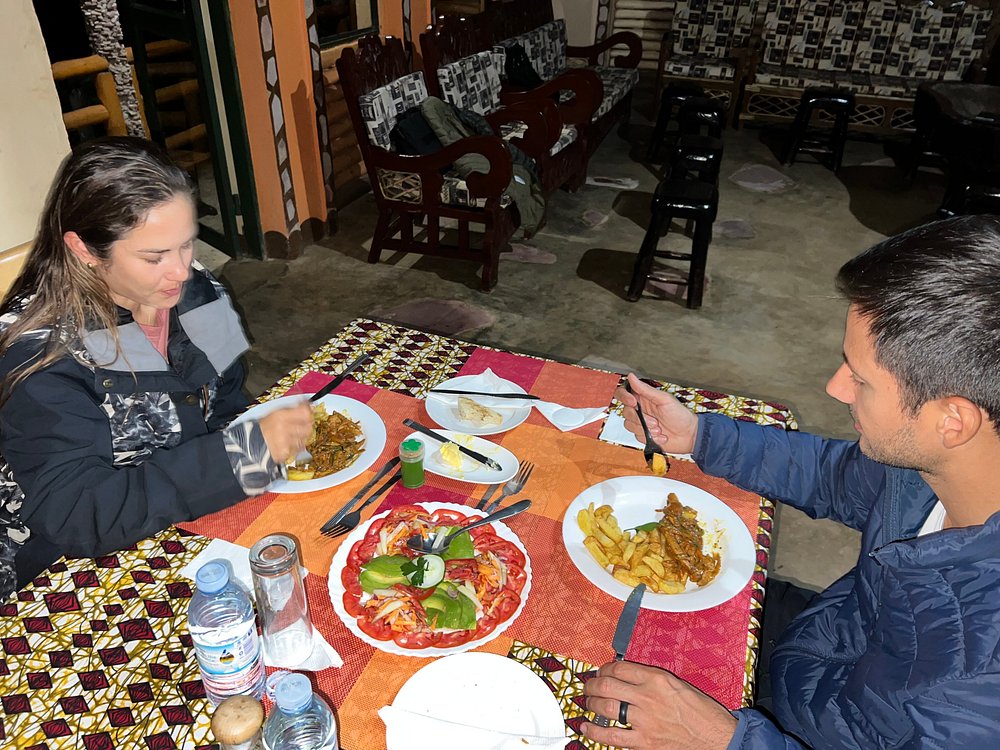 Dining experience at Bwindi Forest Lodge