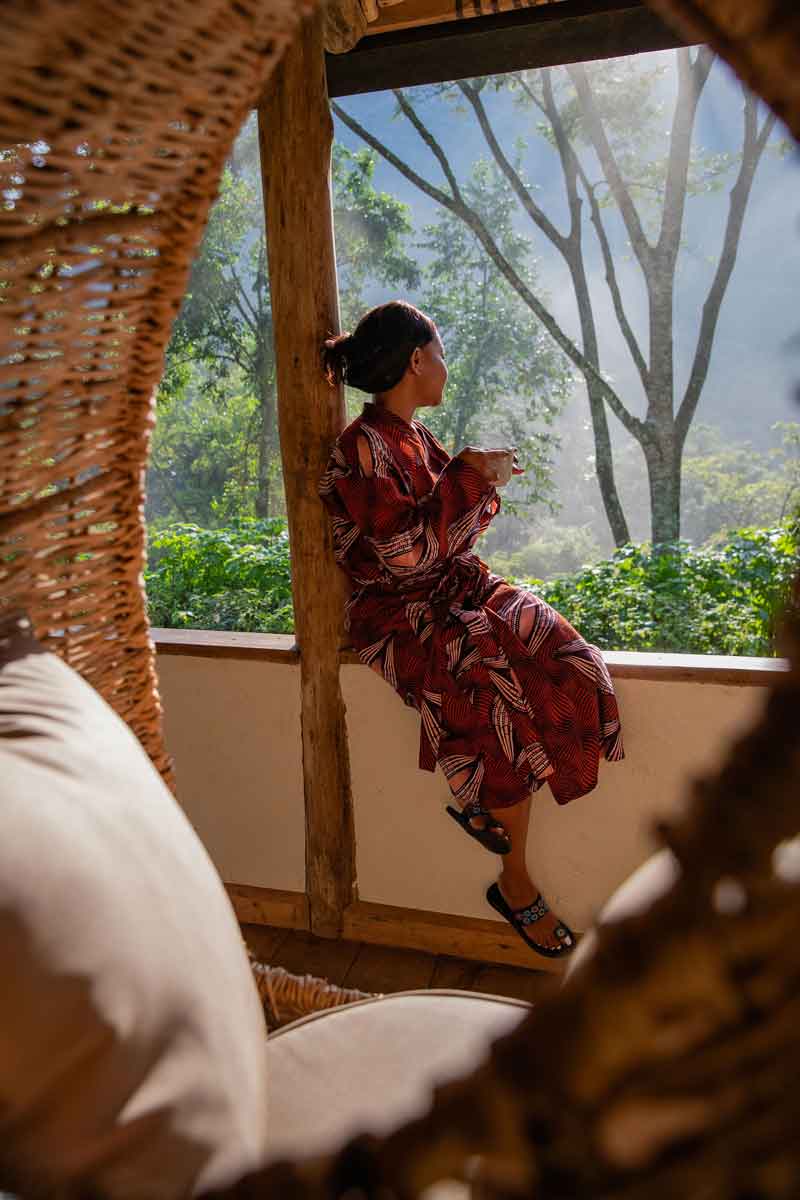 Bwindi Lodge exterior view