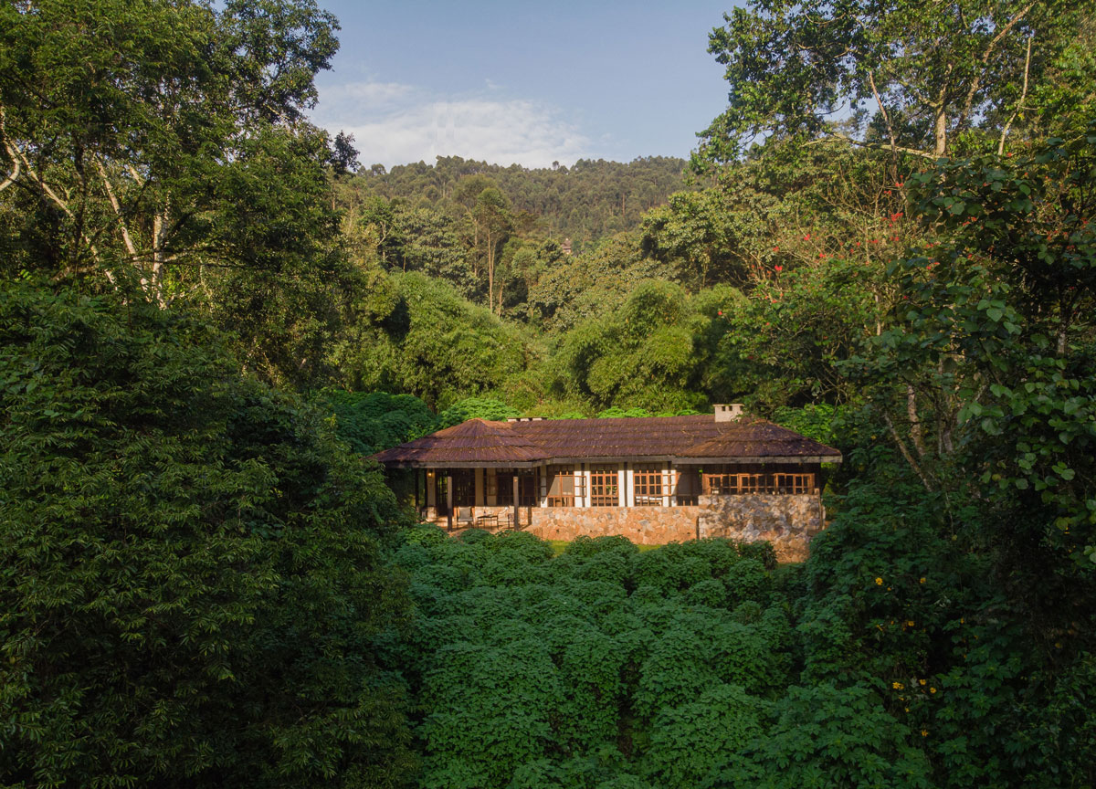 Bwindi Lodge outside view Buhoma sector
