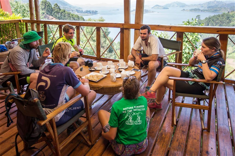 Breakfast at Chameleon Hill Lodge