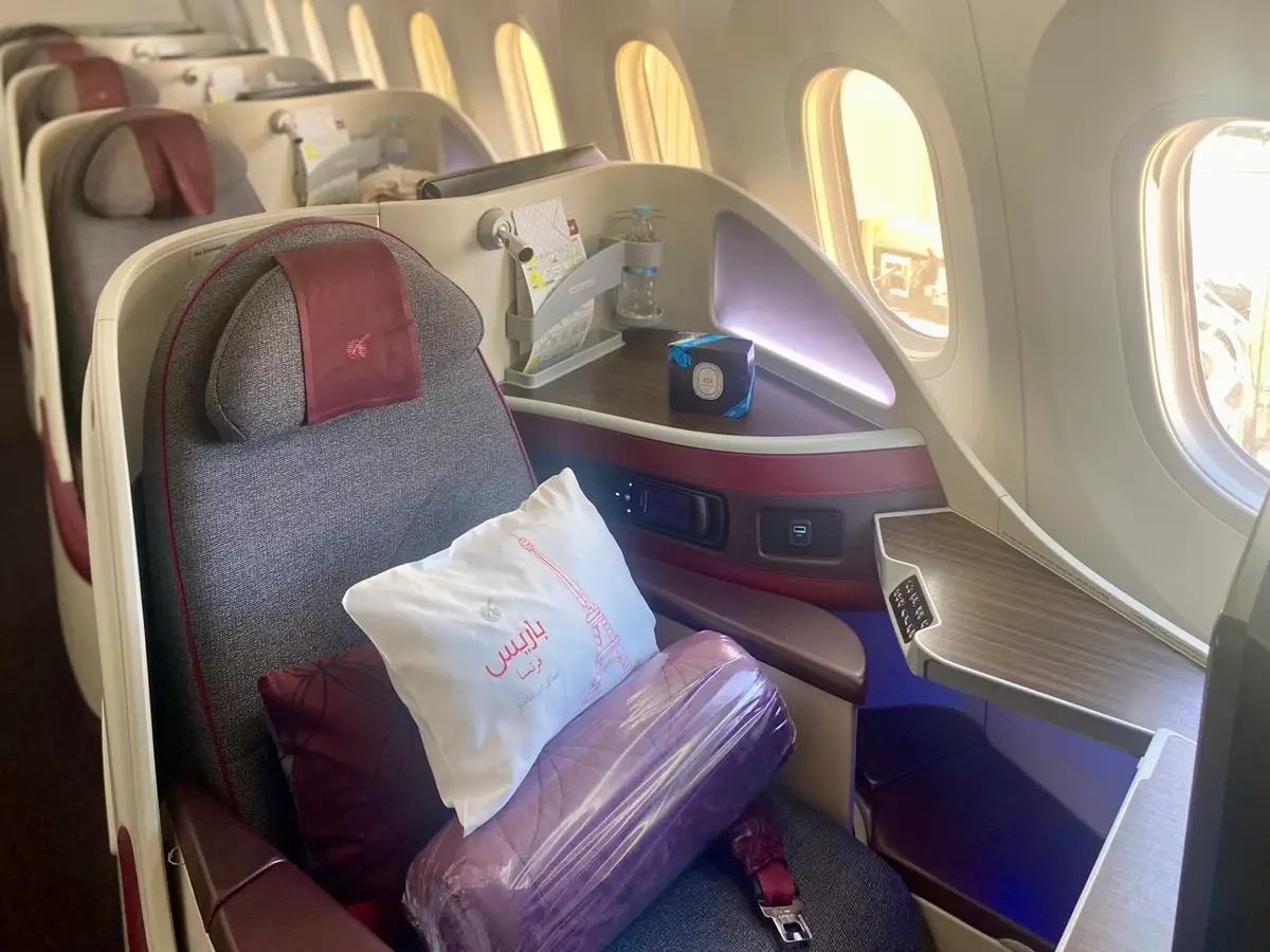 Flying Qatar Airways Business Class from Australia to Africa