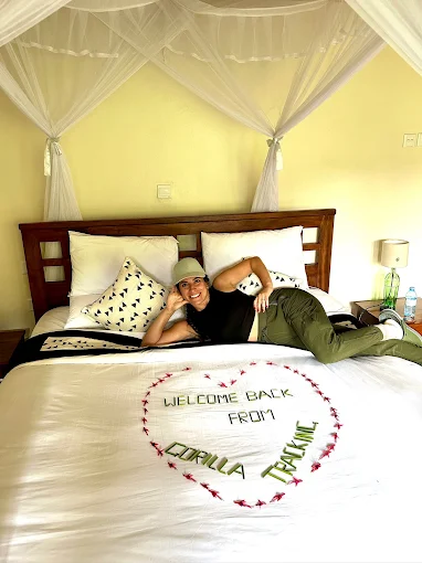 Welcome area at Four Gorillas Lodge