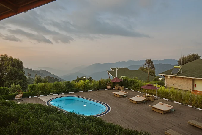 Gorilla Heights Lodge swimming pool