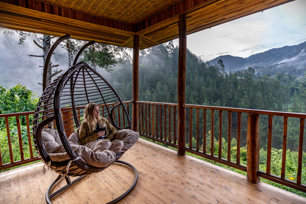 Balcony view at Gorilla Leisure Lodge