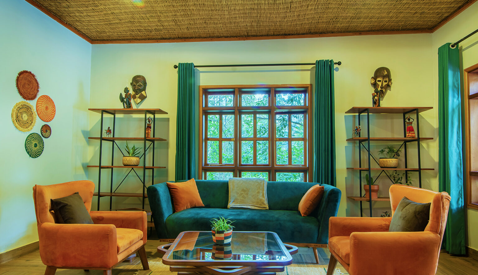 Living room at Gorilla Leisure Lodge