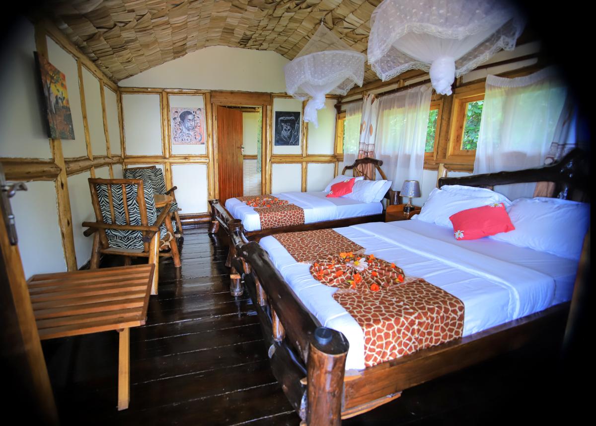 Gorilla Mist Camp Bedroom