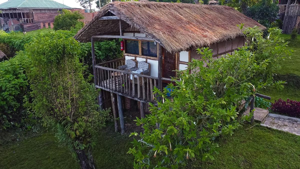 Gorilla Mist Camp Lodge House