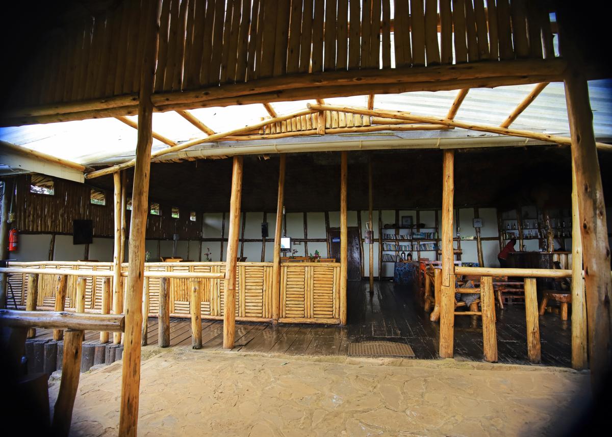 Gorilla Mist Camp Restaurant Area