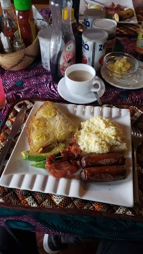 Restaurant dining experience at Gorilla Valley Lodge