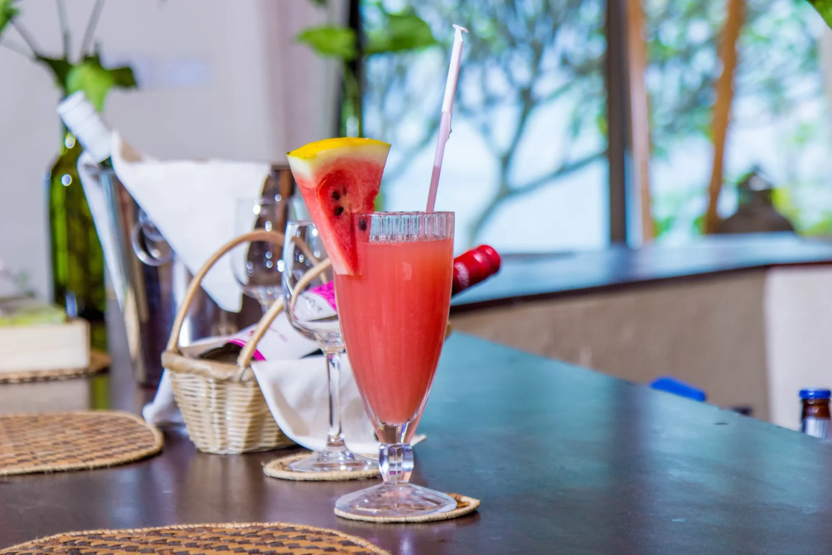 Fresh Juice at Lake Mulehe Safari Lodge