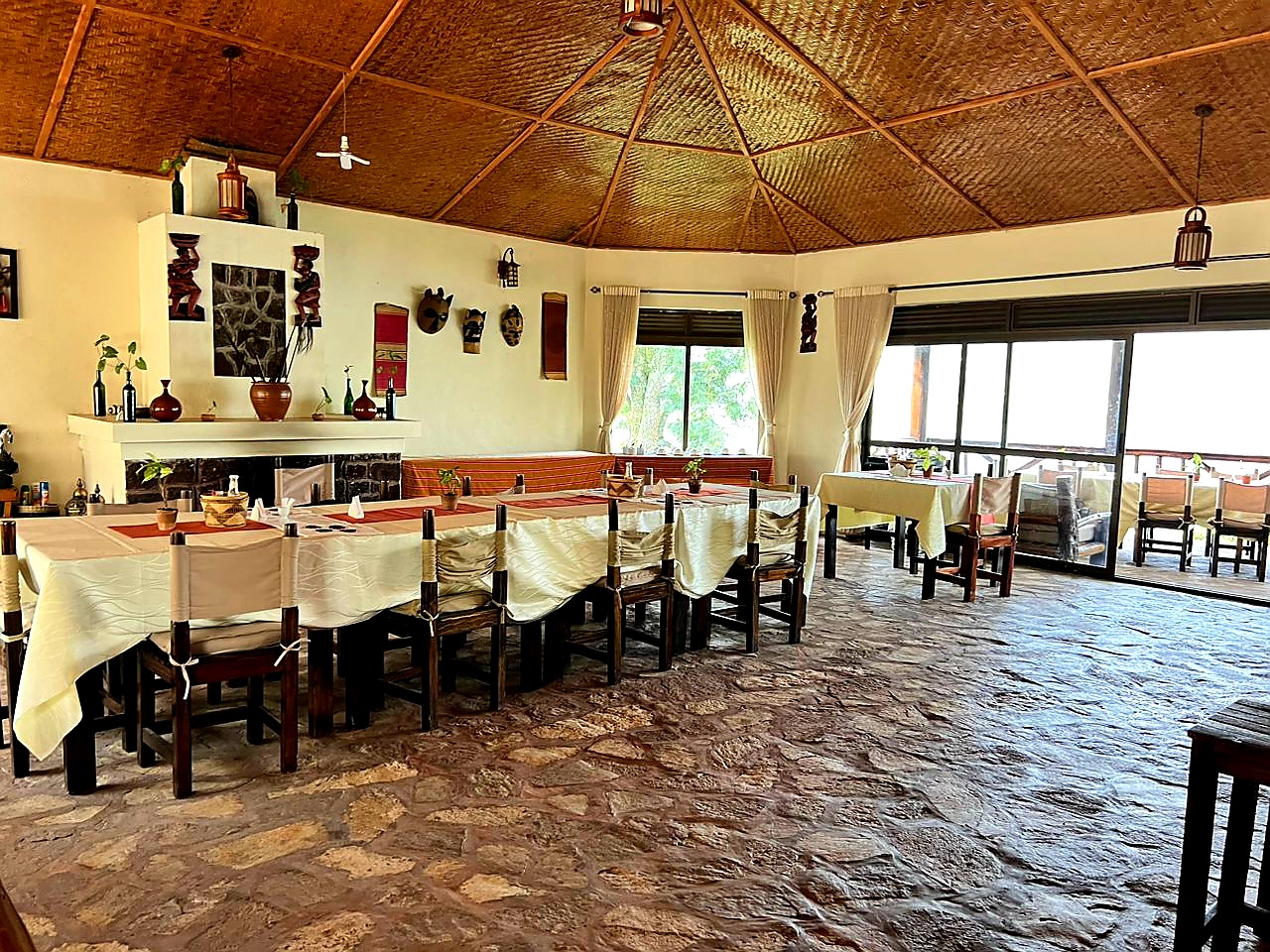 Restaurant at Lake Mulehe Safari Lodge
