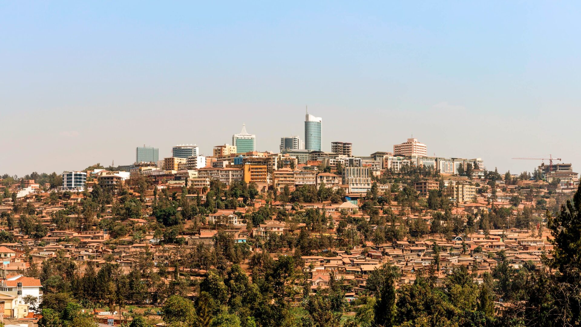 Kigali City Rwanda Skyline