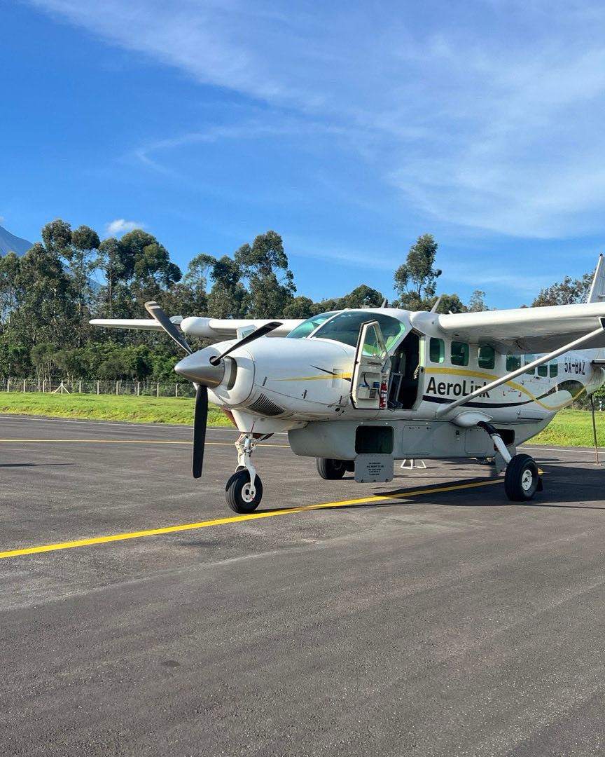 Landing in Kisoro near Bwindi