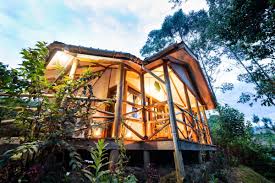 Gorilla Safari Lodge exterior in Rushaga sector Bwindi