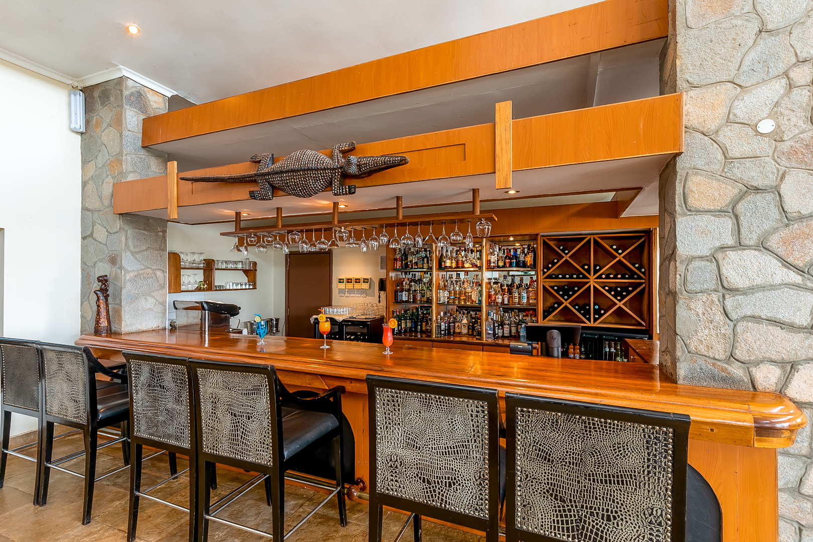 Bar at Chobe Safari Lodge
