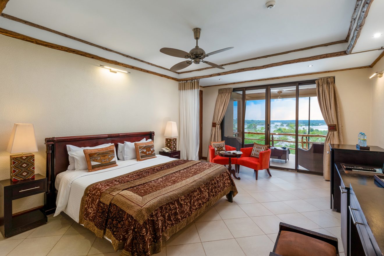 Bed at Chobe Safari Lodge