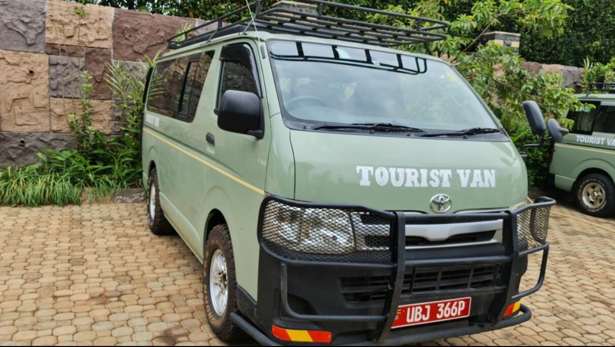 Safari van airport transfer Uganda