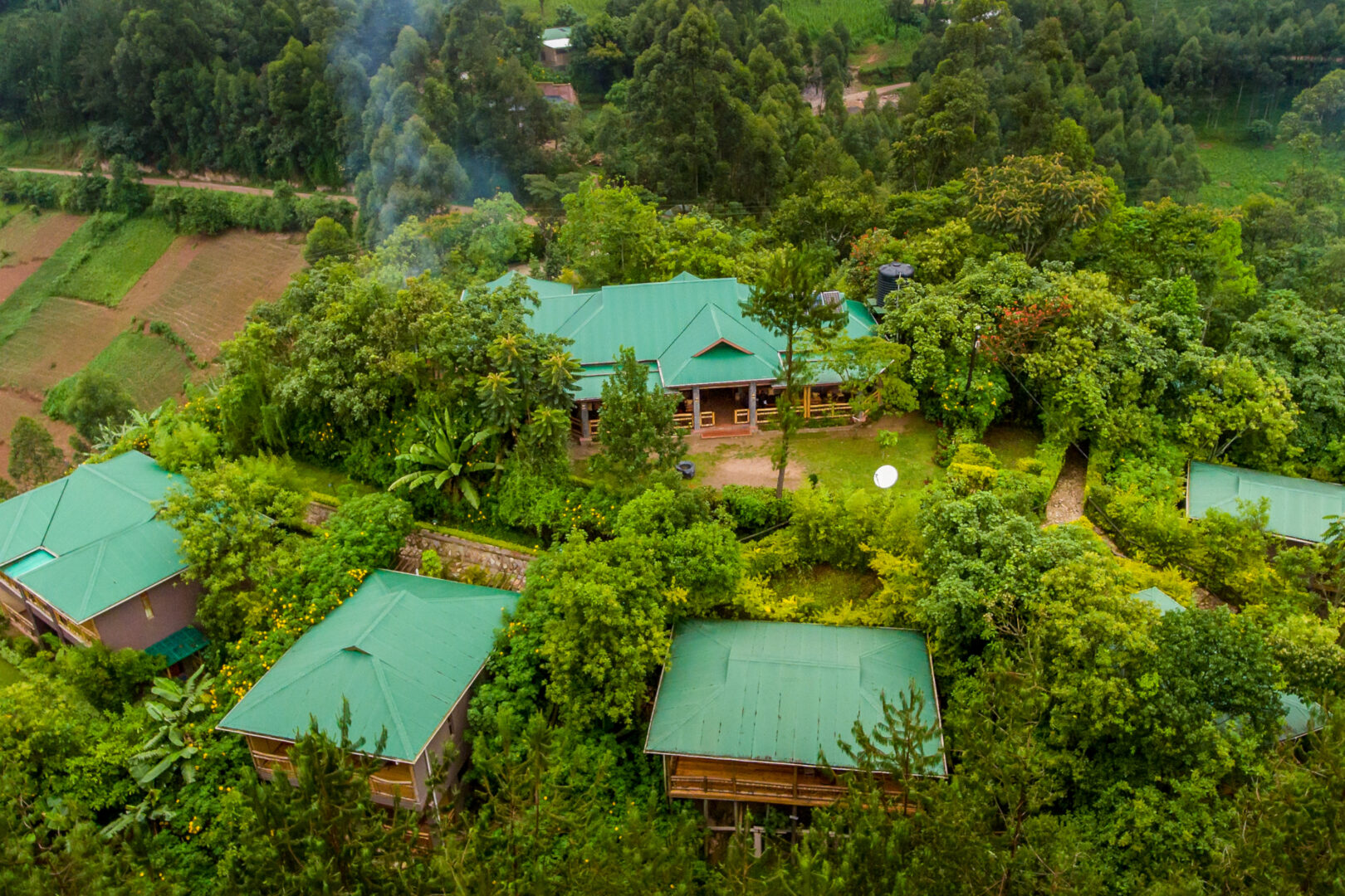 Ichumbi Gorilla Lodge Bwindi forest views