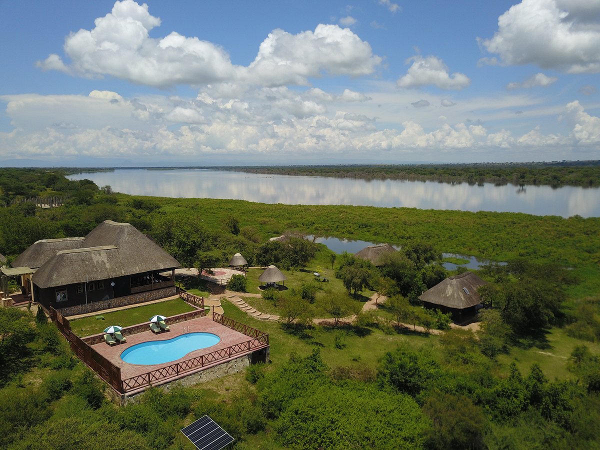 Kabalega Wilderness Lodge aerial view