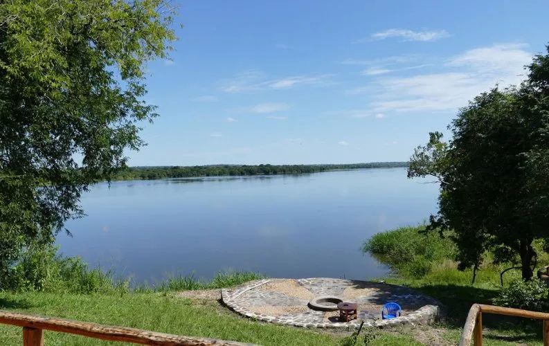 Kabalega Wilderness Lodge falls view