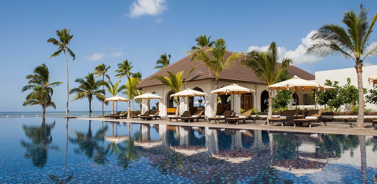 Luxury Zanzibar honeymoon beach setting