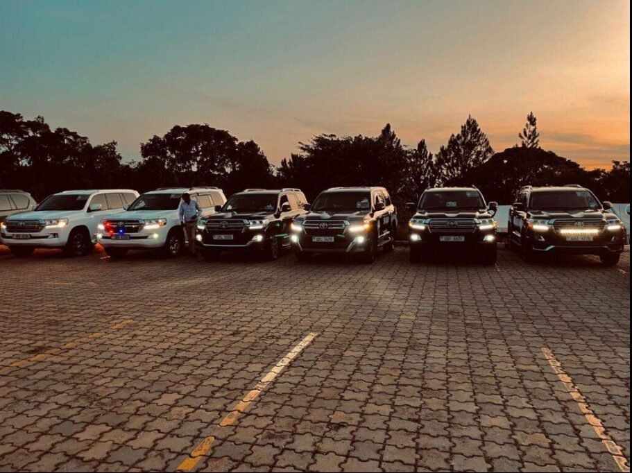 Safari vehicle fleet Entebbe airport transfers