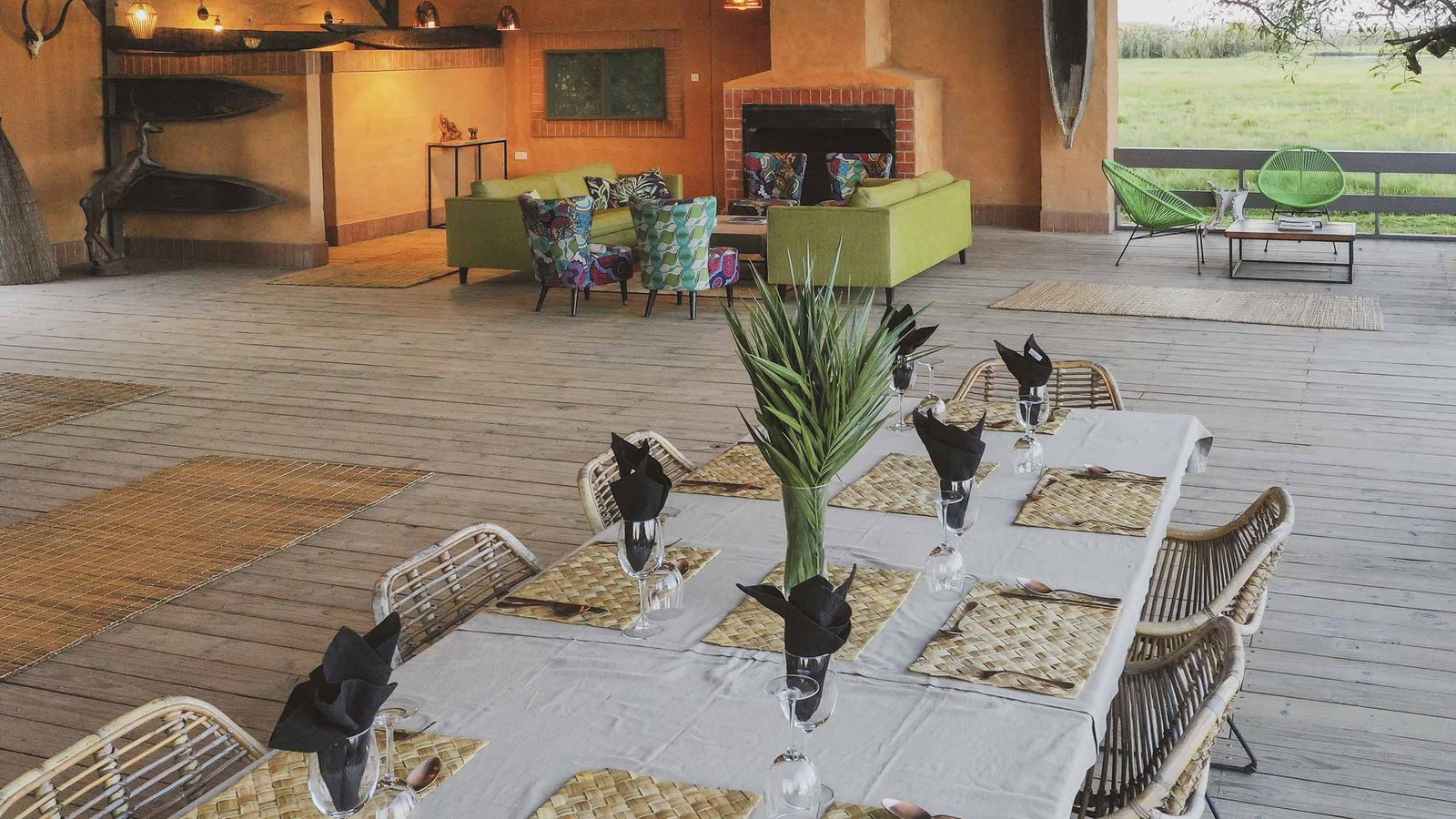 Shoebill Campsite dining hall