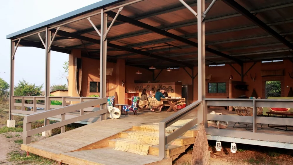 Shoebill Campsite island camp