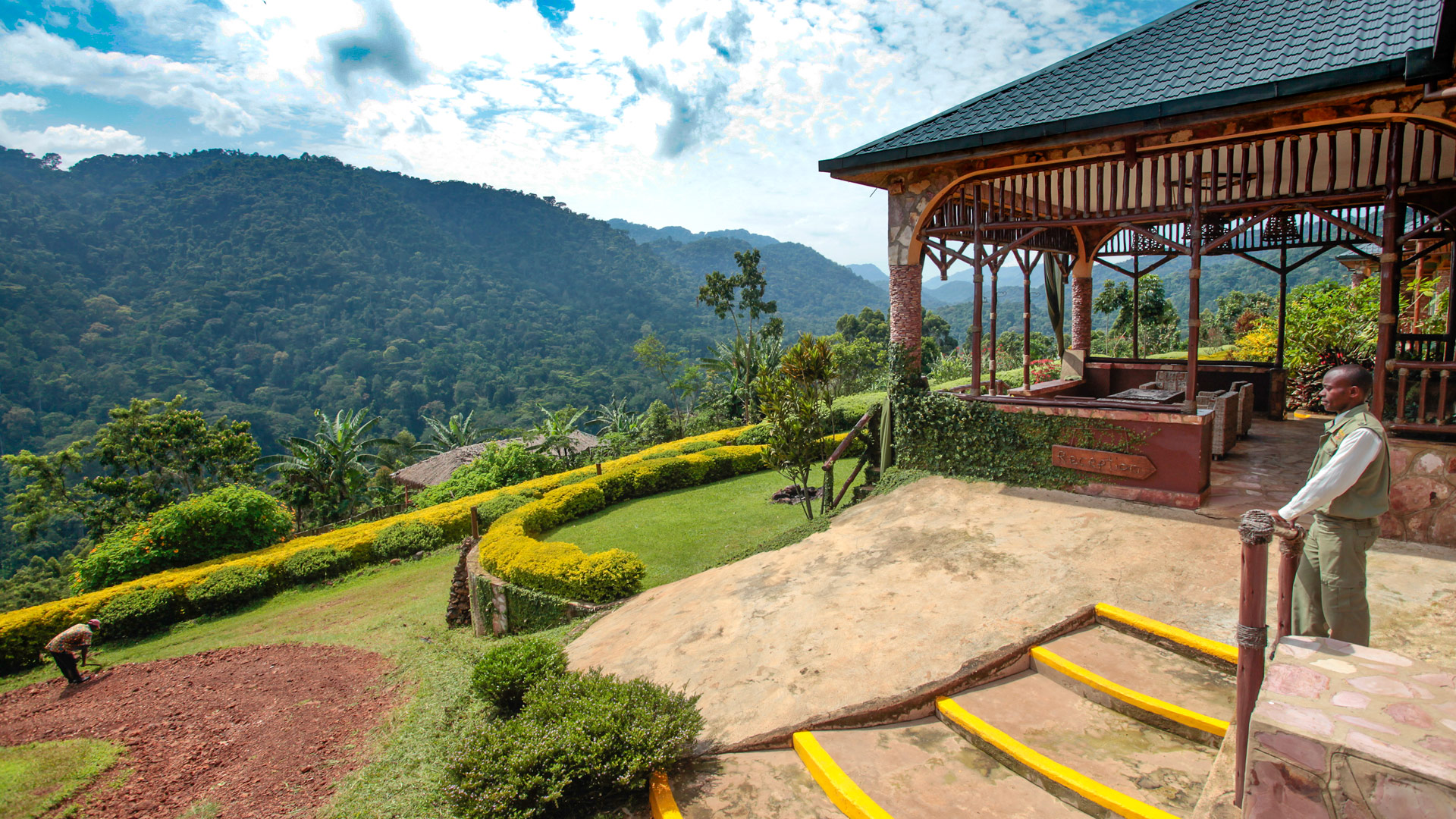 Silverback Lodge Bwindi exterior view