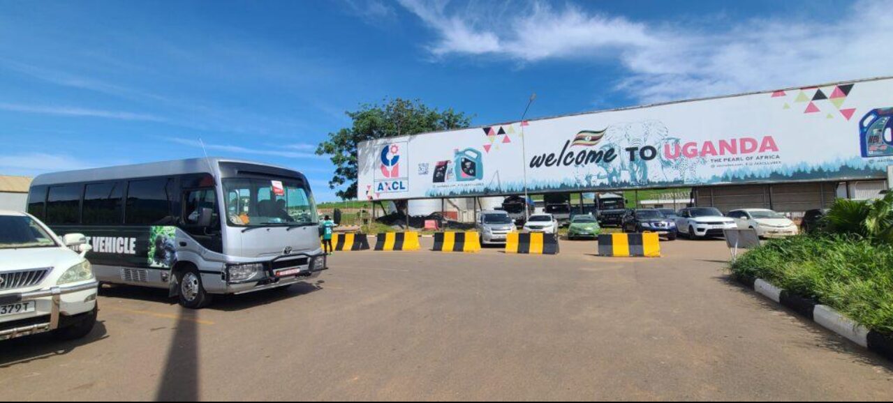 Welcome to Uganda airport arrival