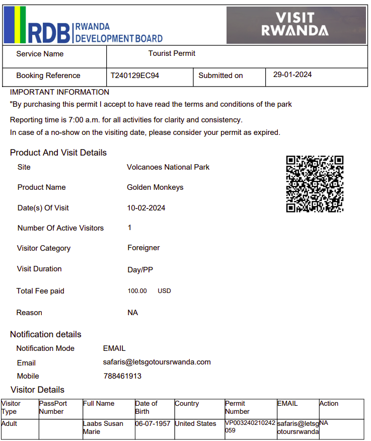 Gorilla Trekking in Rwanda