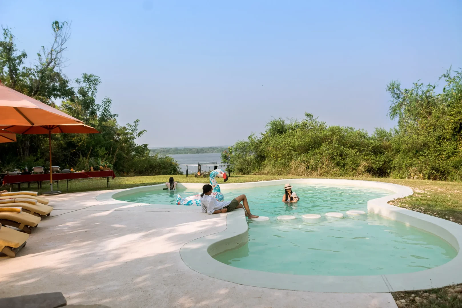 Pool at Nile Safari Lodge