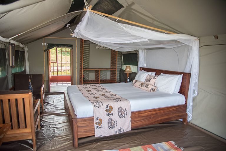 Comfortable guest rooms at Twiga Safari Lodge