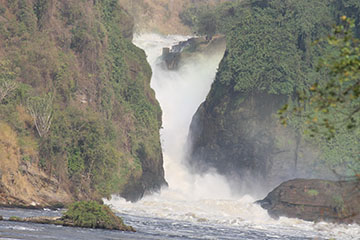 Twiga Safari Lodge waterfall view