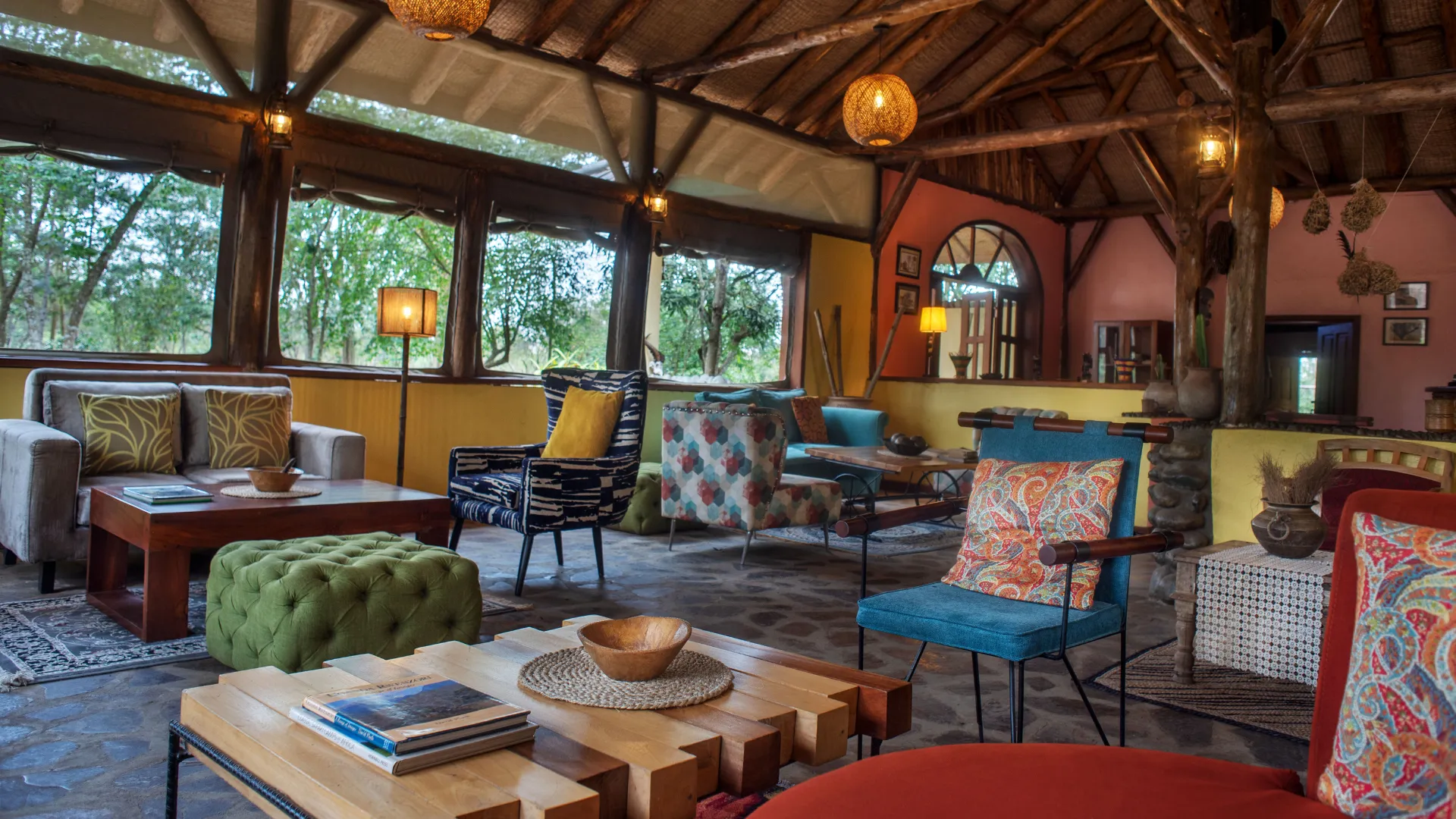 Finnish Speaking Guides on Uganda and Rwanda Safari assisting with Ishasha Jungle Lodge accommodation