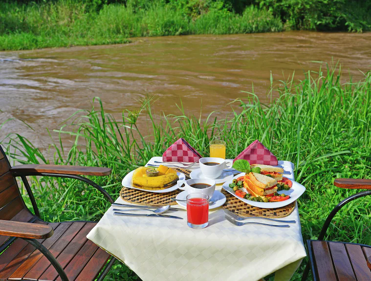 Ishasha Jungle Lodge Meal