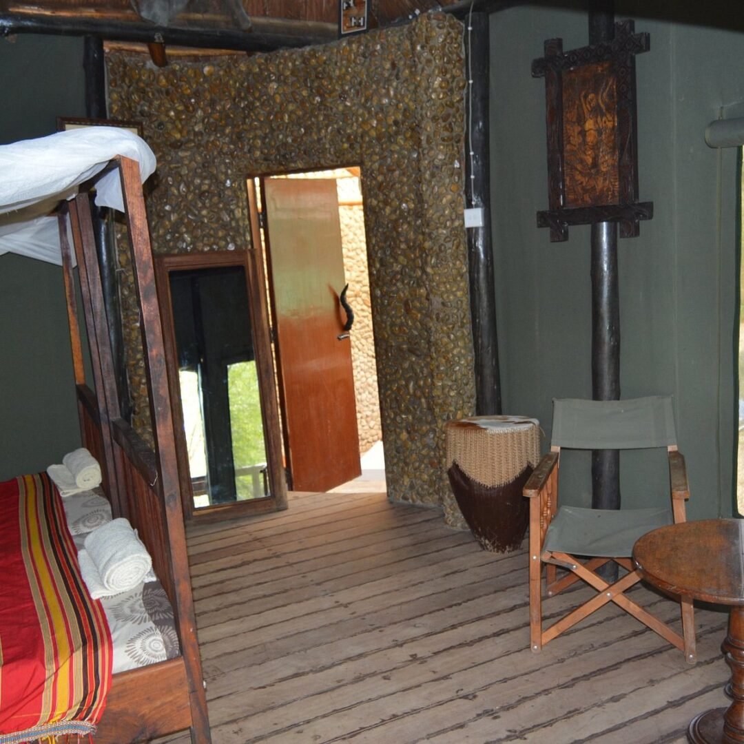 Ishasha Ntungwe River Camp Rooms